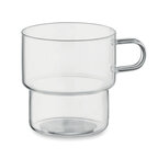 Tasse empilable personnalisée en verre 300 ml - Boroplo | pandacola - thumb