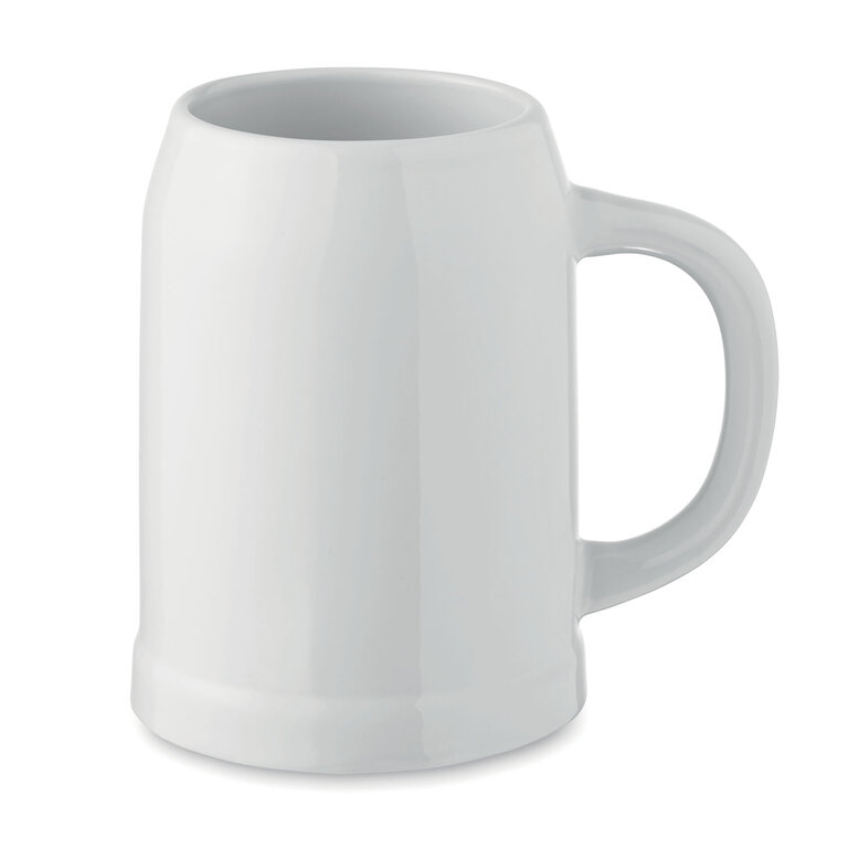 Chope de biere personnalisée en ceramique 500 ml - Chopo subli | pandacolach