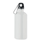Gourde personnalisée en acier recyclé avec mousqueton 500 ml - Aregon subli | pandacola - thumb