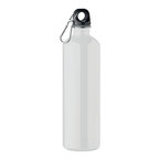 Gourde personnalisée en acier recyclé avec mousqueton 750 ml - Aregon subli | pandacola - thumb