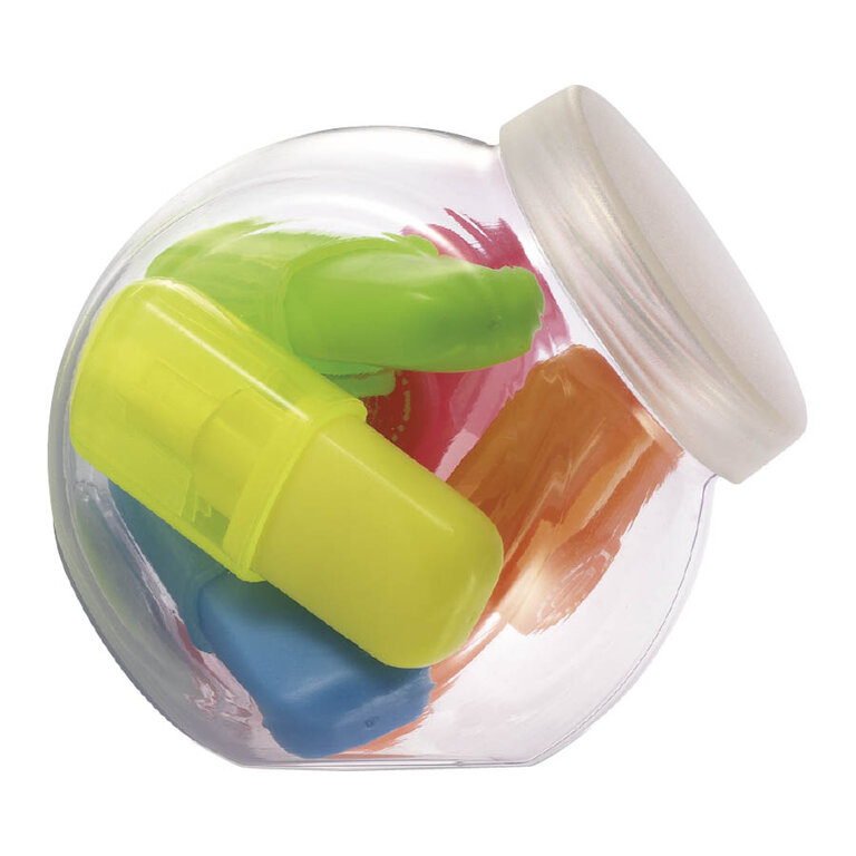 Pot de 5 mini surligneurs personnalisé - Nakura | pandacolach