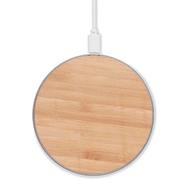 Chargeur à induction personnalisable en bois - Loud | pandacolach - 1