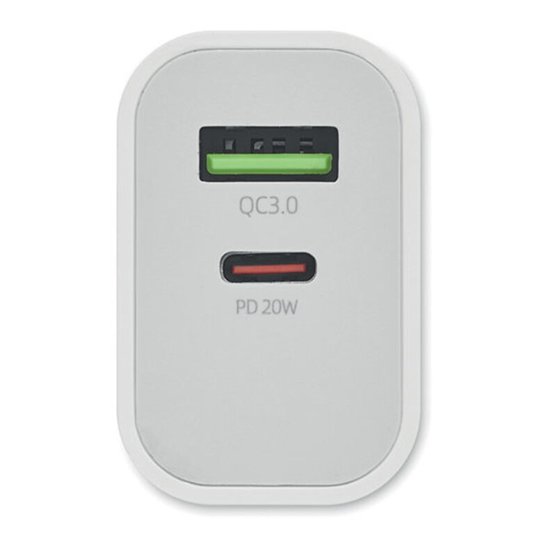 Prise secteur personnalisable charge rapide 18W - Portie | pandacolach - 2