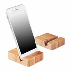 Socle support de téléphone bambou personnalisable - Paye | pandacola - thumb