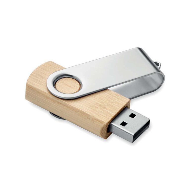 Cle USB personnalisé 16 GO - Twister bambou | pandacolach