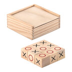 Jeu de morpion personnalisable en bois - Tictec | pandacolach - thumb - 1