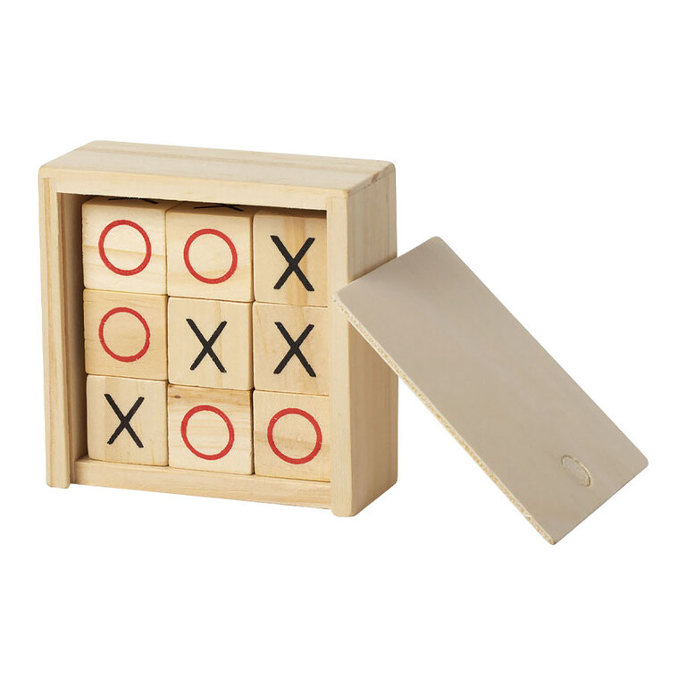 Jeu de morpion personnalisable en bois - Tictec | pandacolach - 2