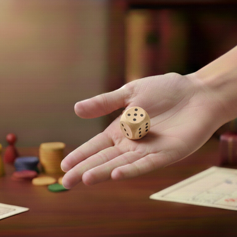 De en bois personnalisé - Gambel 3 cm | pandacolach - 2