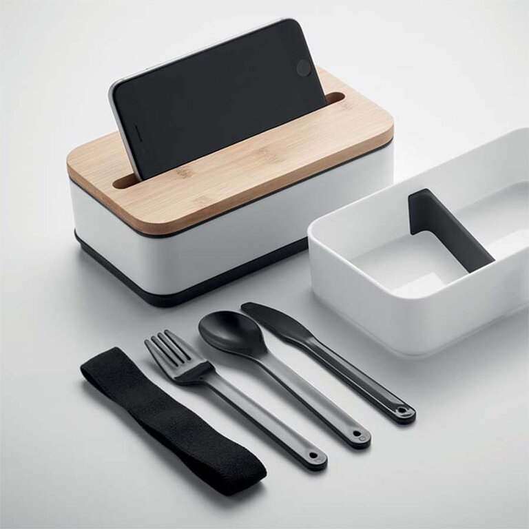 Lunch box personnalisable à deux niveaux 800 ml - Ravan | pandacolach - 2