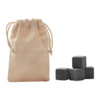 Pochette personnalisable de 4 glaçons en pierre - Glagu | pandacola - thumb