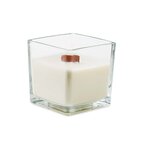 Bougie parfumée meche bois personnalisé - Vaniloom M | pandacolach - thumb - 1