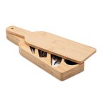 Set de vin personnalisé en bambou - Aperitu | pandacolach - thumb