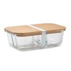 Lunchbox verre bambou personnalisée 800 ml - Bucato glass smart | pandacola - thumb