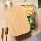 Lunchbox verre bambou personnalisée 800 ml - Bucato glass smart | pandacolach - thumb - 3