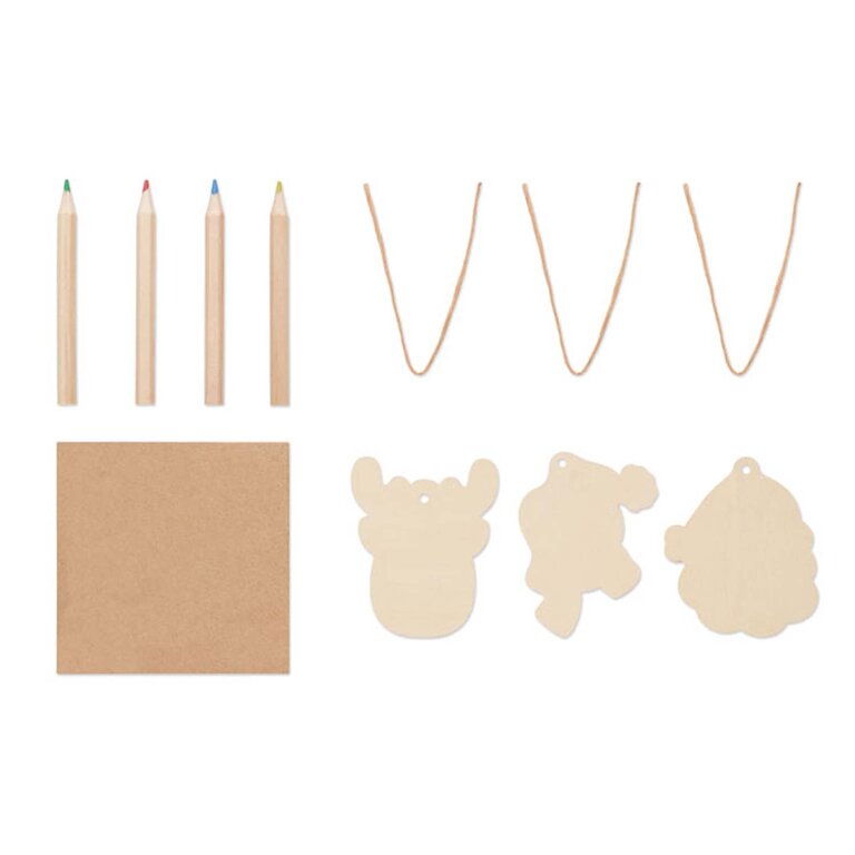 Set ornement à colorier personnalisé - Ella | pandacolach - 4