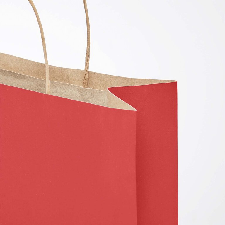Sac papier kraft personnalisable anses torsadees 32x40x12 cm 90 gr/m² - Honduru | pandacolach - 2