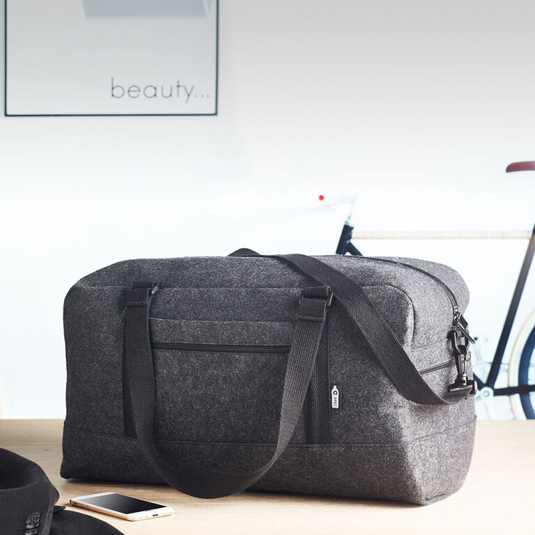 Sac week-end personnalisé en feutrine rpet - Sile | pandacolach - 3