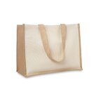 Sac personnalisable en jute/toile - Fioro | pandacolach - thumb - 1