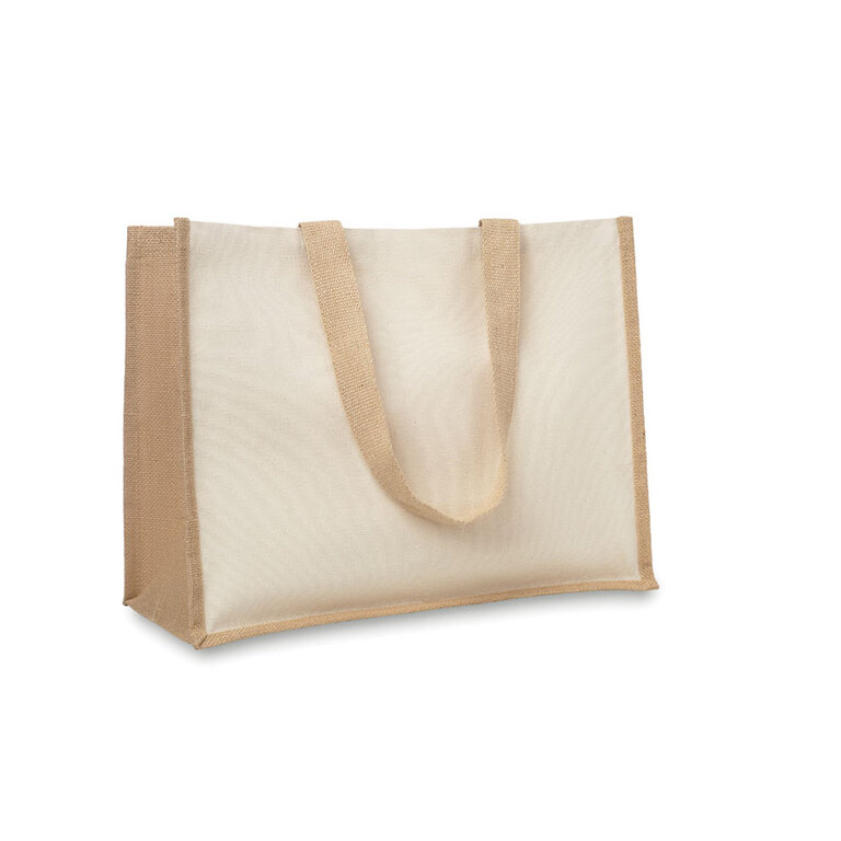 Sac personnalisable en jute/toile - Fioro | pandacolach - 2