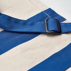 Sac en coton recyclé raye personnalisé - Sapi double | pandacolach - thumb - 2