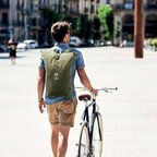 Sac à dos rolltop personnalisé recyclé - Clairi | pandacolach - thumb - 2