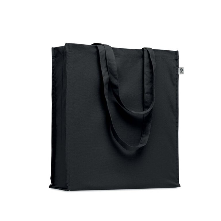 Sac shopping personnalisé soufflet coton bio - Fabiu 220 | pandacolach - 2