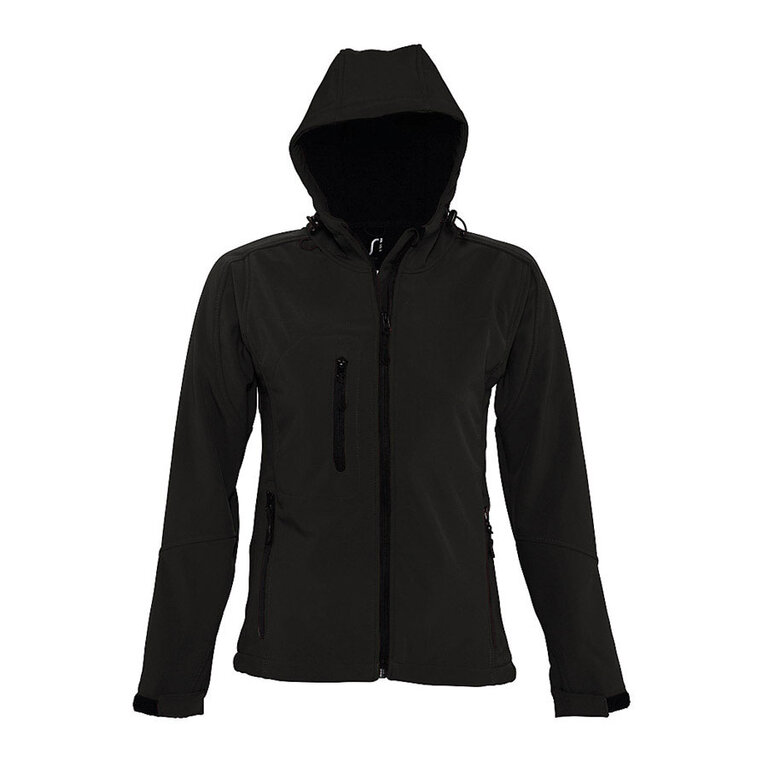 Veste softshell personnalisable à capuche femme 340 gr/m² - Replay | pandacolach