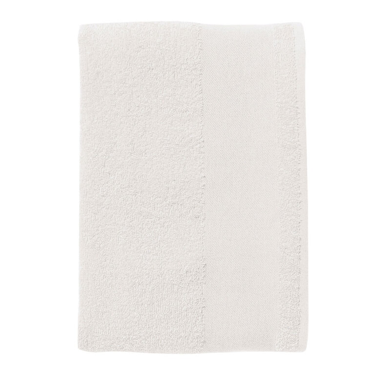 Drap de bain personnalisable blanc 100x150 cm - Island | pandacolach