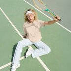 Tee-shirt oversize personnalisé femme en coton bio 180 gr/m² - Boxy | pandacolach - thumb - 2