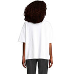 Tee-shirt oversize personnalisable blanc femme en coton bio 180 gr/m² - Boxy | pandacolach - thumb - 3