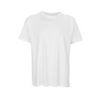 Tee-shirt oversize personnalisable blanc homme en coton bio 180 gr/m² - Boxy | pandacolach - thumb