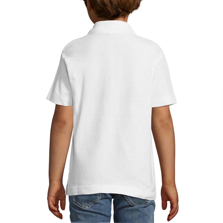Polo publicitaire enfant à manches courtes en coton peigné 170 gr/m² - Summer | pandacolach - 2