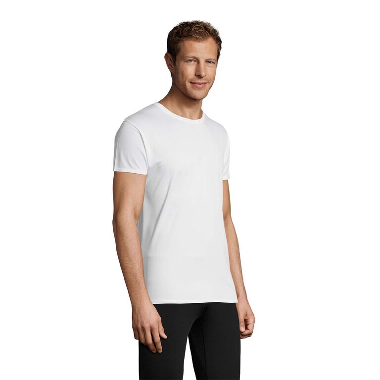 Tee-shirt de sport personnalisable mixte respirant en polyester 130 gr/m² - Sprint | pandacolach