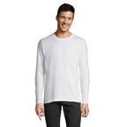 Tee-shirt personnalisé homme blanc manches longues en coton 190 gr/m² - Impérial Lsl | pandacola - thumb