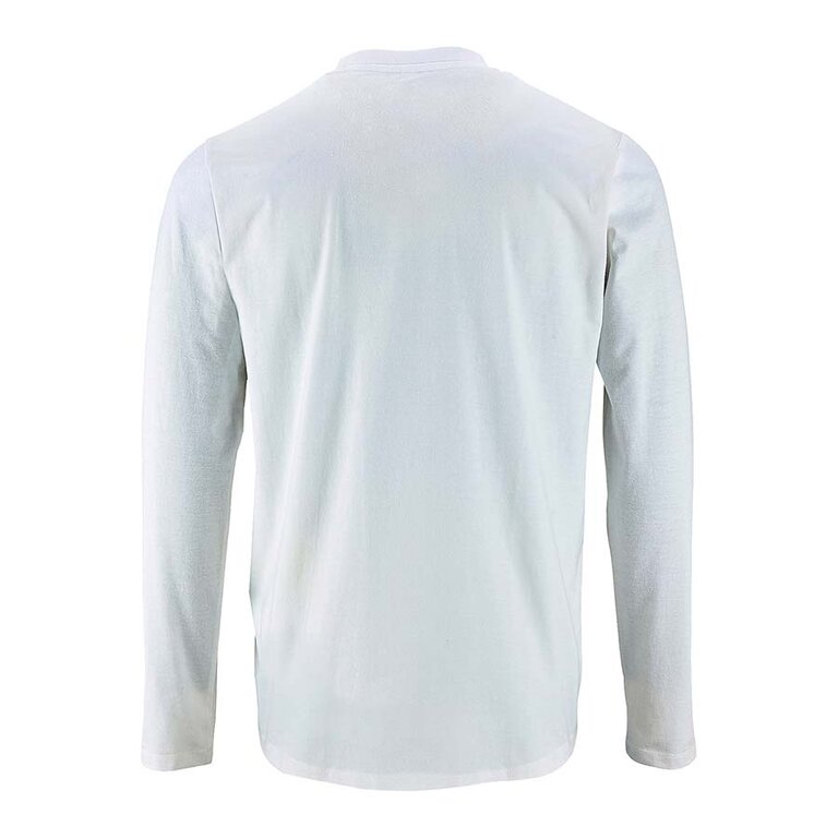 Tee-shirt personnalisé homme blanc manches longues en coton 190 gr/m² - Impérial Lsl | pandacolach - 2