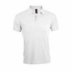 Polo personnalisé homme blanc en polycoton 200 gr/m² - Prime | pandacolach - thumb - 1