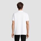 Polo personnalisé mixte blanc en coton 170 gr/m² - Pulse | pandacolach - thumb - 2