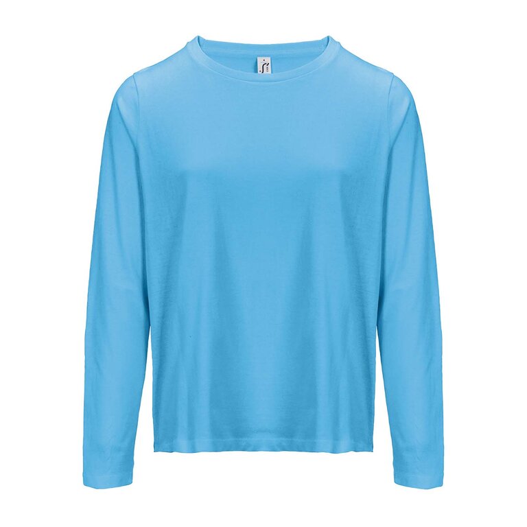 T-shirt personnalisé femme manches longues en coton 150 gr/m² - Monarch | pandacolach