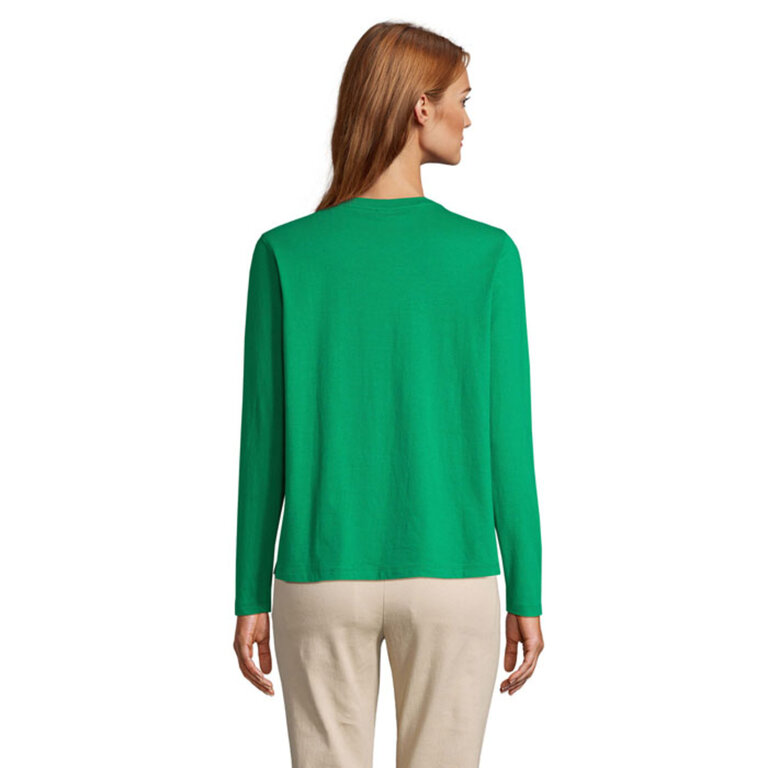 T-shirt personnalisé femme manches longues en coton 150 gr/m² - Monarch | pandacola - 2