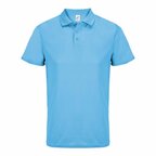 Polo de sport personnalisé mixte en polyester recyclé 130 gr/m² - Pitcher | pandacolach - thumb