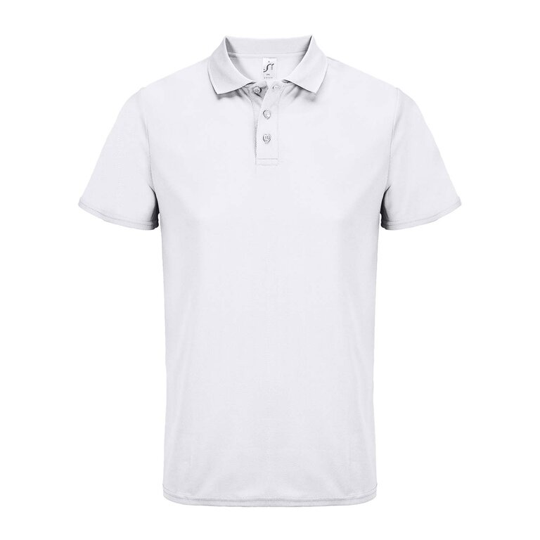 Polo de sport personnalisé mixte en polyester recyclé 130 gr/m² - Pitcher | pandacolach