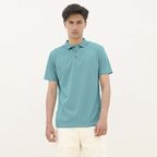 Polo de sport personnalisé mixte en polyester recyclé 130 gr/m² - Pitcher | pandacolach - thumb - 2