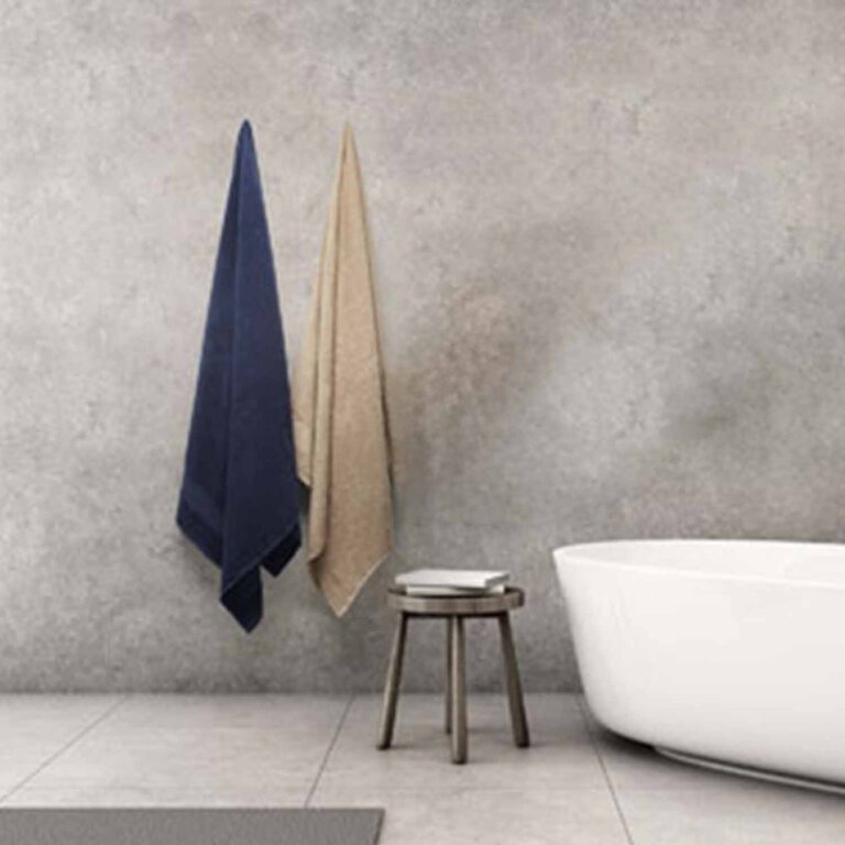 Serviette eponge personnalisée 100x180 cm en coton bio 360 gr/m² - Island bio | pandacolach - 3