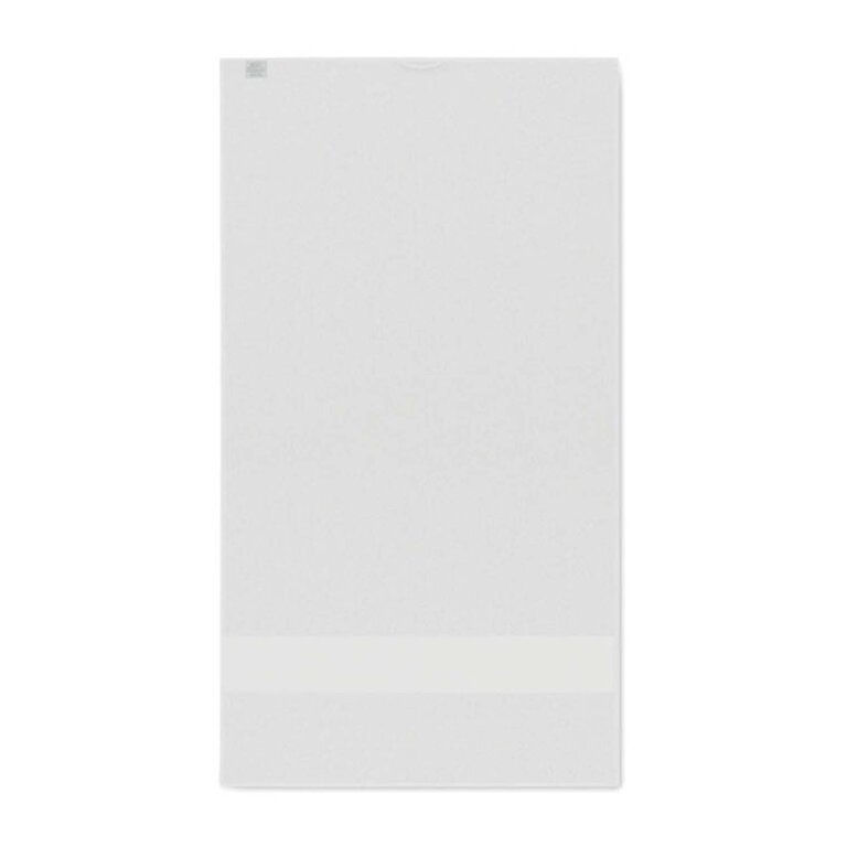 Serviette eponge personnalisée 30x50 cm en coton bio 360 gr/m² - Island bio | pandacolach