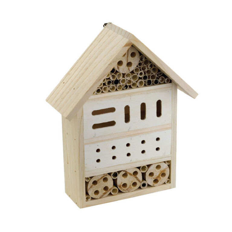 Hôtel à insectes publicitaire en bois - Ynsecto | pandacola - 1