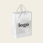 Sac papier coloré personnalisé avec anses cordelettes - Lara Small | pandacola - thumb