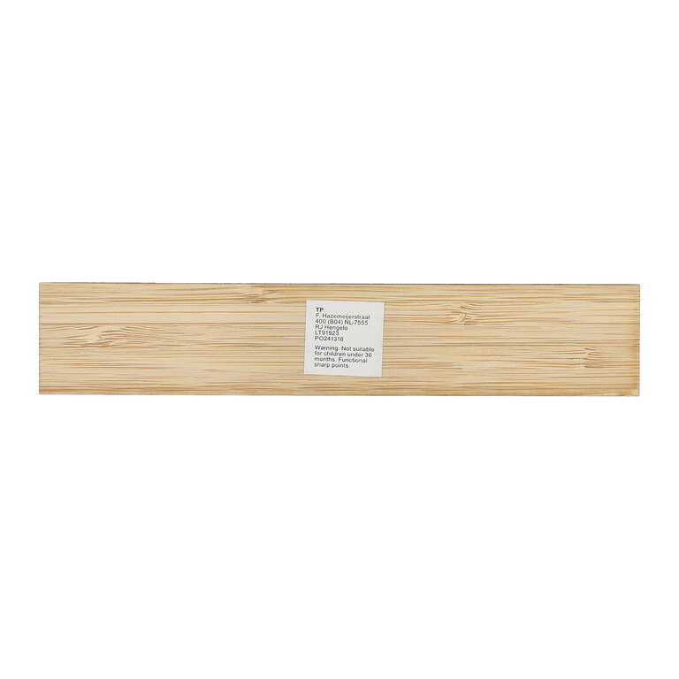 Règle publicitaire en bambou 15 cm - Raglabambou | pandacola - 1