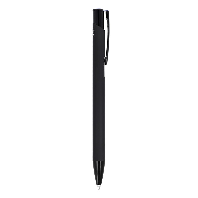 Stylo à bille personnalisé en aluminium - Alima Black Recyclé | pandacola - 1