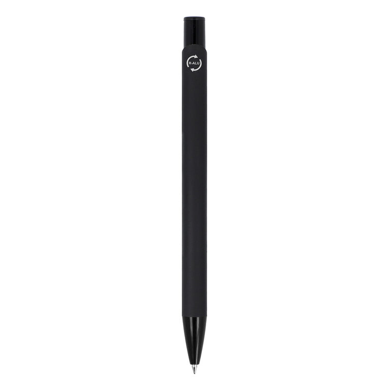 Stylo à bille personnalisé en aluminium - Alima Black Recyclé | pandacola - 2
