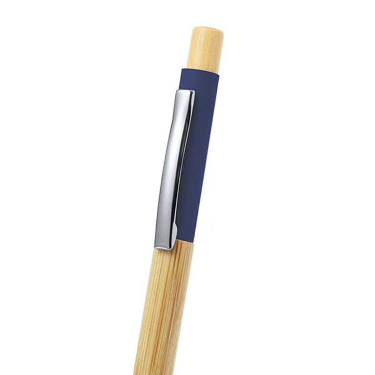 Stylo bille personnalisable en bambou - Apulo Bambou | pandacola - 1